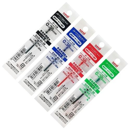 【筆倉】日本三菱 UNI SXR-80-38 0.38mm JETSTREAM 溜溜筆 筆芯 替芯-細節圖2
