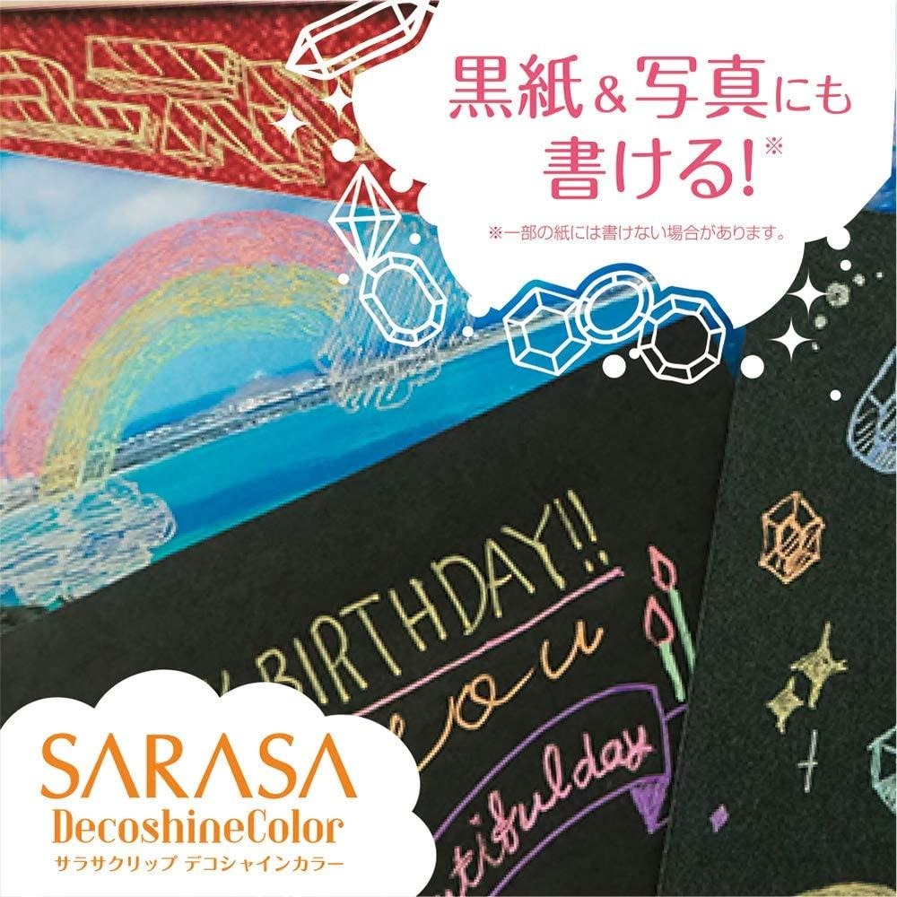 【筆倉】斑馬 ZEBRA SARASA CLIP DecoShine JJ15-5C-SH 寶石亮彩鋼珠筆 5色組-細節圖6