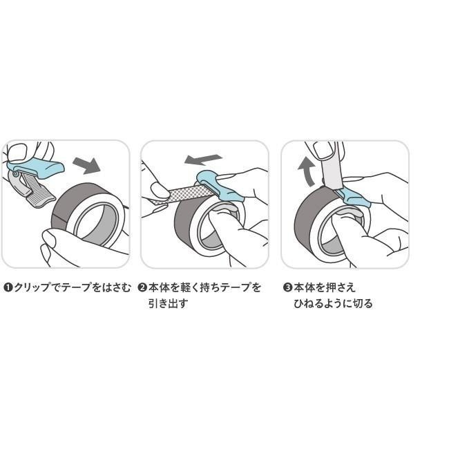 【筆倉】日本國譽 KOKUYO KAKU CUT T-SM400 /T-SM401 紙膠帶/膠帶 切割器/切割夾/膠帶台-細節圖6