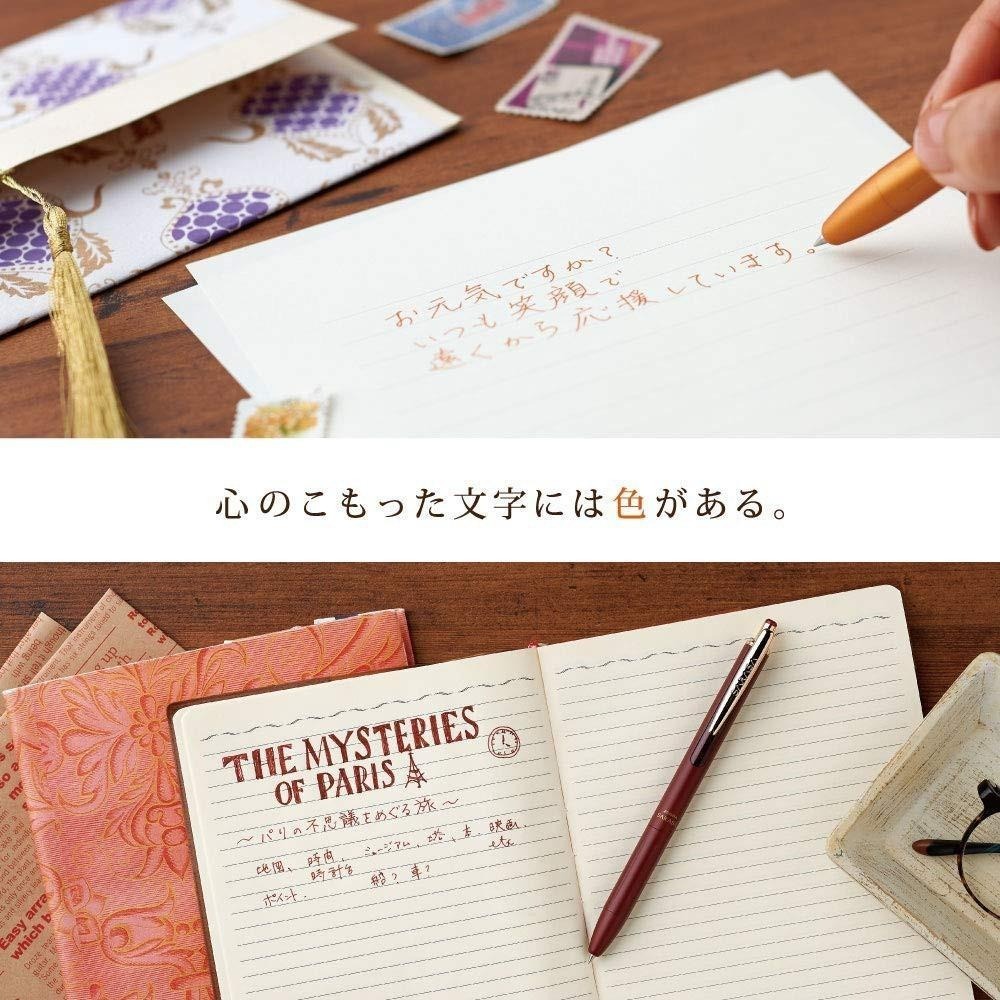 【筆倉】日本斑馬 ZEBRA SARASA Grand VintageColor P-JJ56 復古色 尊爵鋼珠筆-細節圖5