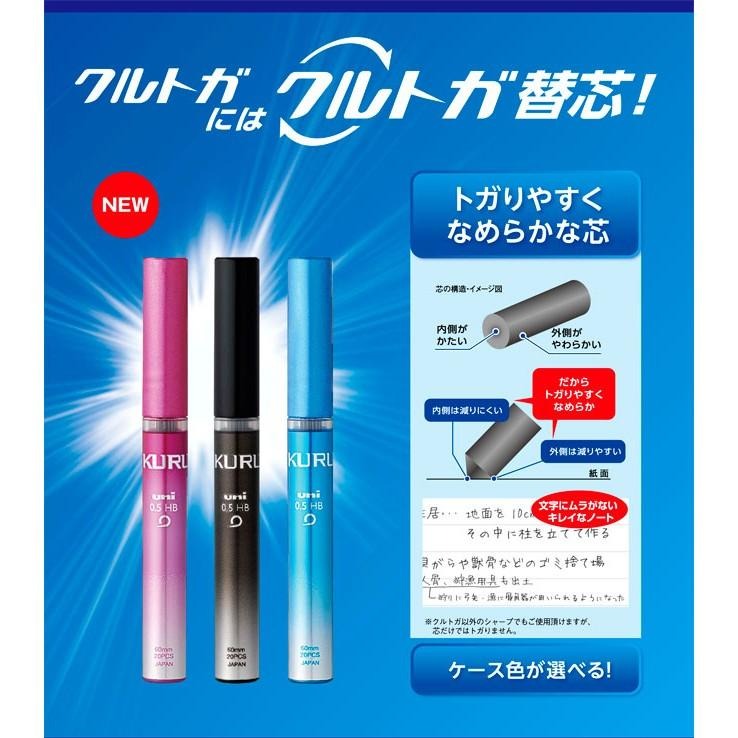 【筆倉】日本三菱 UNI U05203 KURU TOGA 專用 0.5mm 筆芯-細節圖4