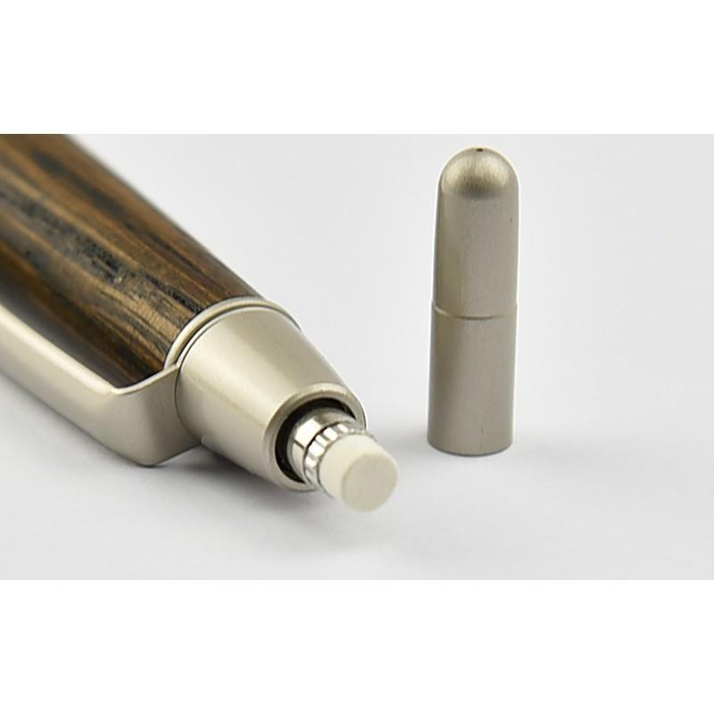 【筆倉】日本三菱 UNI PURE MALT M5-1025 0.5mm 橡木桶材自動鉛筆-細節圖4