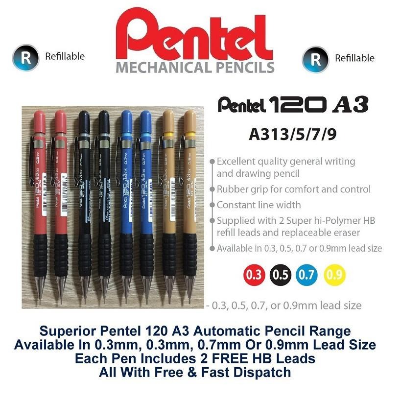 【筆倉】飛龍 Pentel 120 A3DX A310 系列 製圖用自動鉛筆-細節圖2