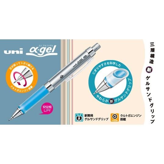 【筆倉】日本三菱 Uni 阿爾發 α-gel 果凍 旋轉 自動鉛筆 M5-858GG (0.5mm)-細節圖5