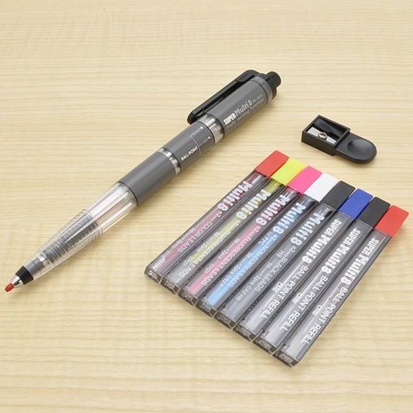 【筆倉】飛龍 Pentel Super Multi8 PH803ST 超級八合一多功能筆 (內含8筒補充筆芯)-細節圖3