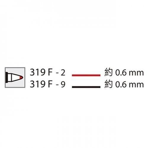 【筆倉】 施德樓 STAEDTLER MS319F 奈米工業專用油性筆 (F尖) -0.6mm-細節圖2