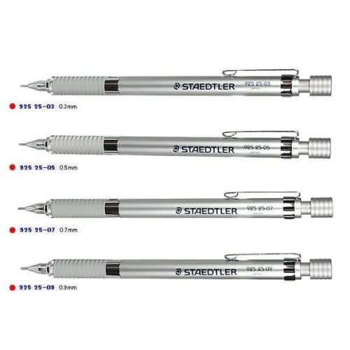 【筆倉】 施德樓 STAEDTLER MS925-25 金屬製專家級自動鉛筆 (03、05、07、09、1.3) - 筆倉文具生活市集 ...
