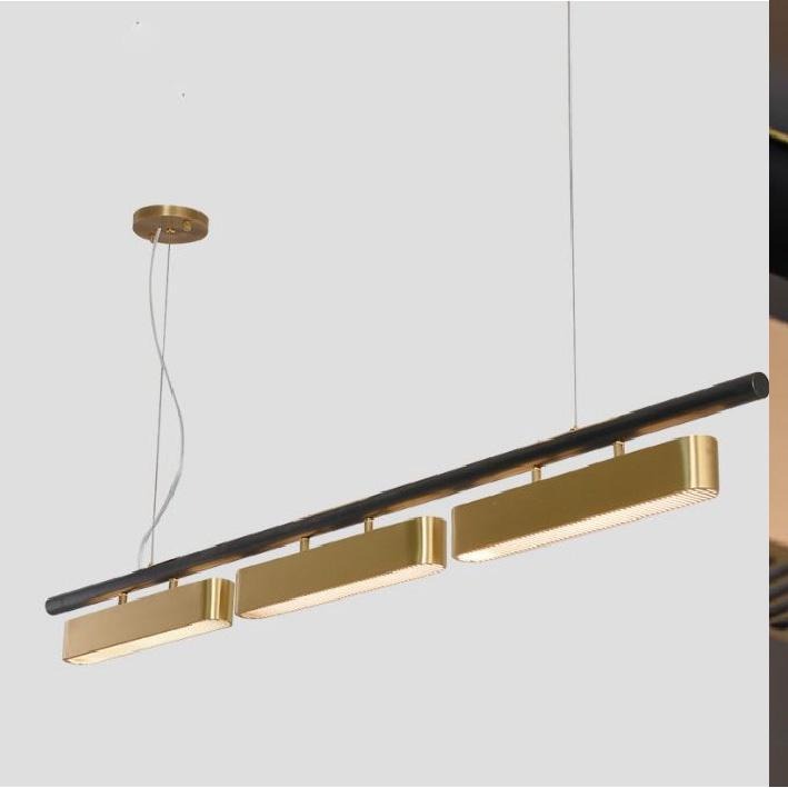 藝術型吊燈 長條形餐廳吊燈 後現代設計 創意個性樣板 吧台 書房燈具 輕奢華感-細節圖3