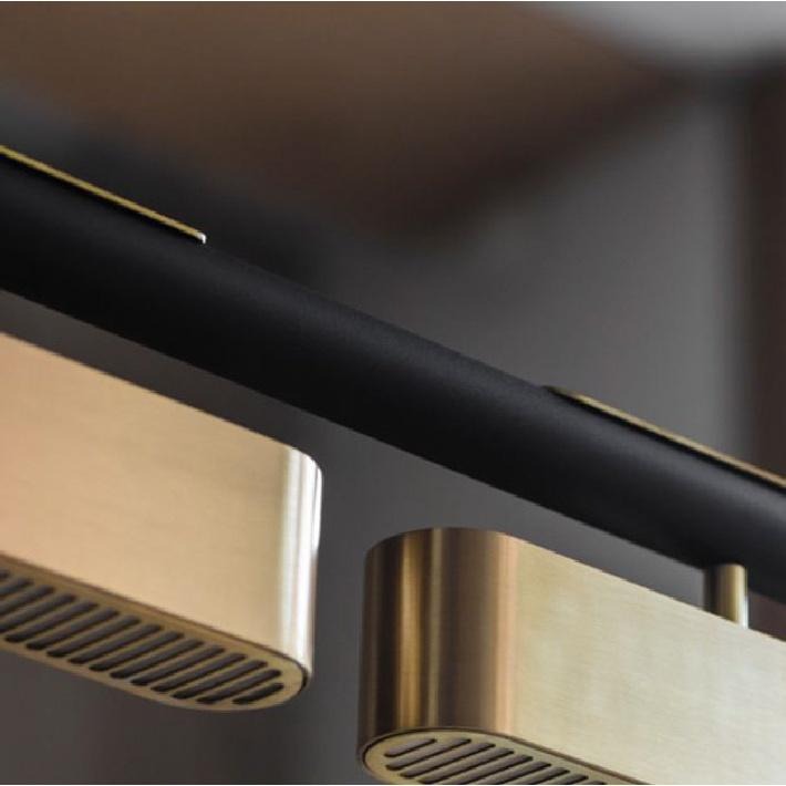 藝術型吊燈 長條形餐廳吊燈 後現代設計 創意個性樣板 吧台 書房燈具 輕奢華感-細節圖4