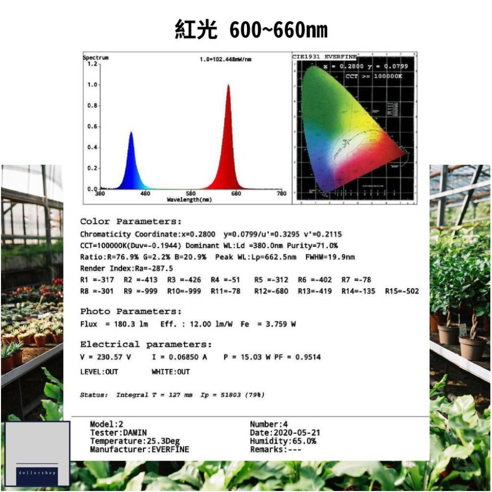 LED 植物生長燈 T5 1呎 2呎 3呎 4呎 水族燈 全光譜 多肉植物照明 植栽 育苗燈 魚菜共生 溫室照明-細節圖5