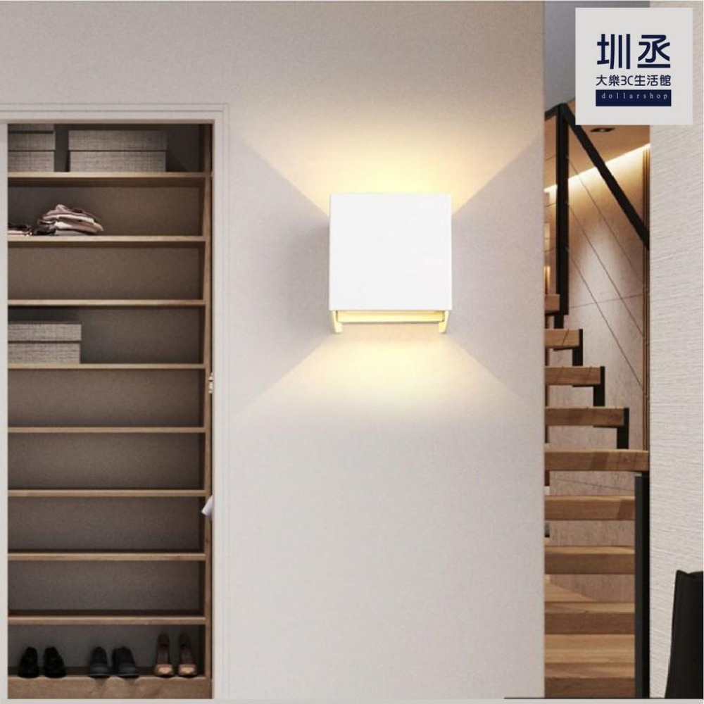 LED 方型時尚簡約小盒燈 12瓦 壁燈 戶外壁燈 防水 可調角 白光 黃光 現貨 全電壓-細節圖4