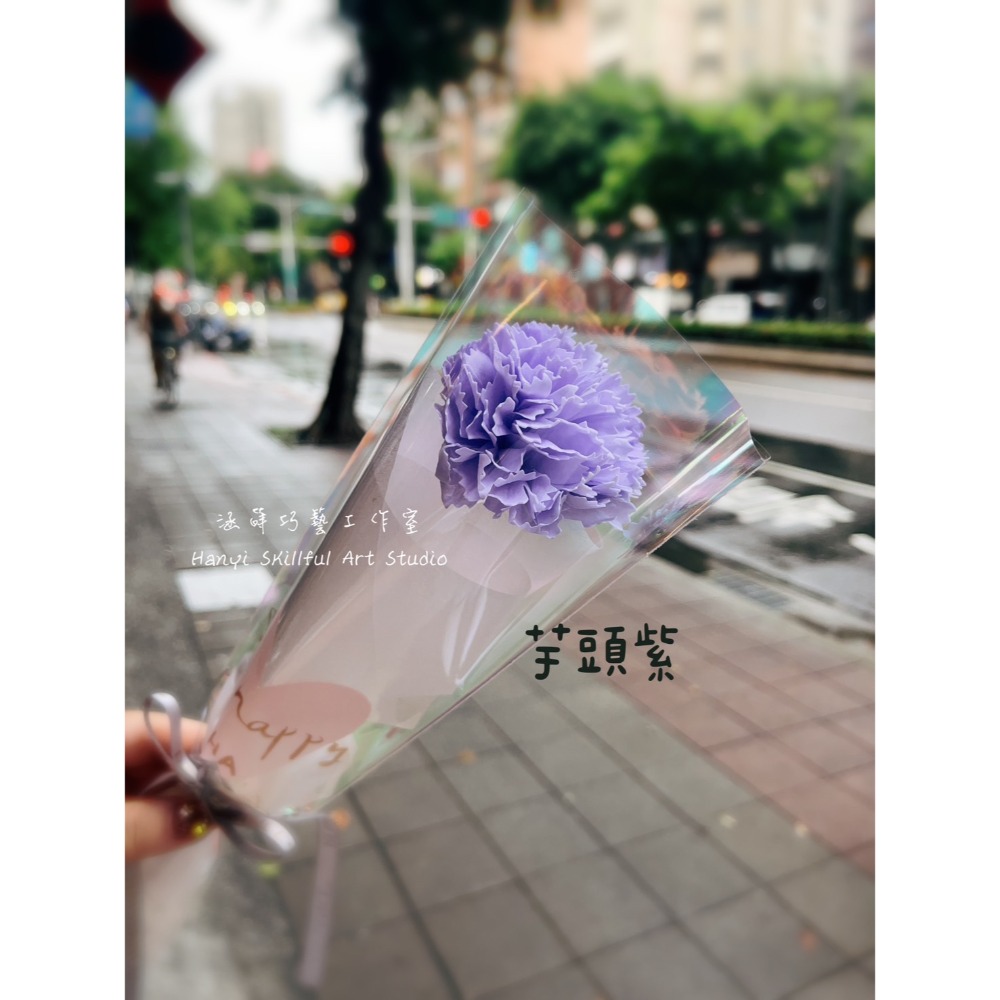 單支康乃馨香皂花束 單支花束 母親節禮物 補習班 公司訂購 涵蒔巧藝工作室-規格圖6