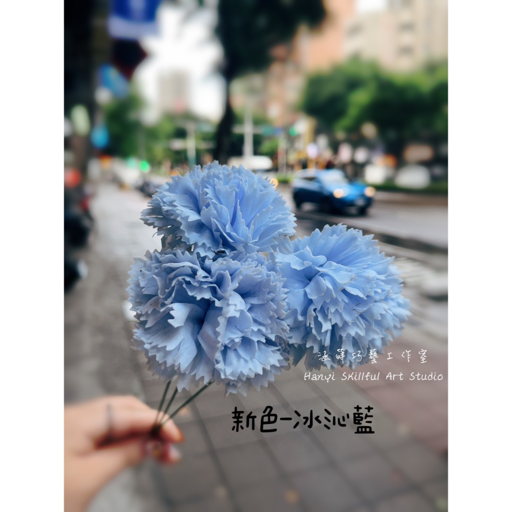 康乃馨香皂花x乾燥花 迷你花束 乾燥花束 香皂花束 母親節禮物 節慶禮物 涵蒔巧藝工作室-細節圖3