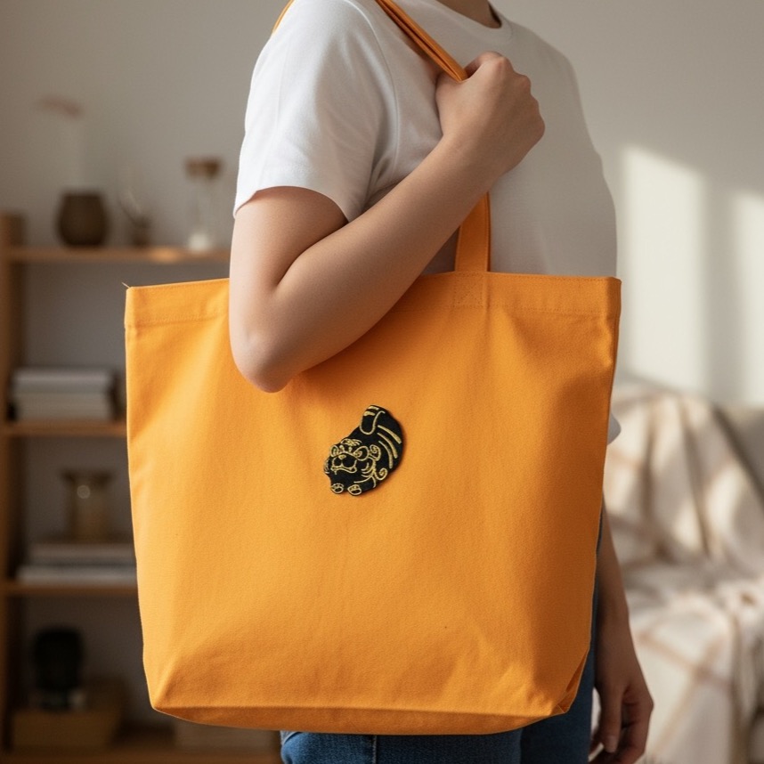 黑虎爺刺繡貼、黑虎將軍刺繡貼｜好逑晶礦虎爺貼貼-細節圖6