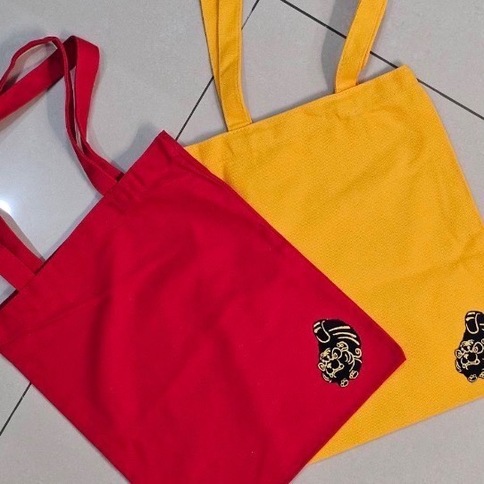 好逑小虎爺刺繡帆布袋、杯袋、零錢包、隨身礦包-細節圖4