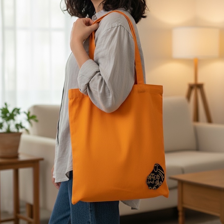 好逑小虎爺刺繡帆布袋、杯袋、零錢包、隨身礦包-規格圖9