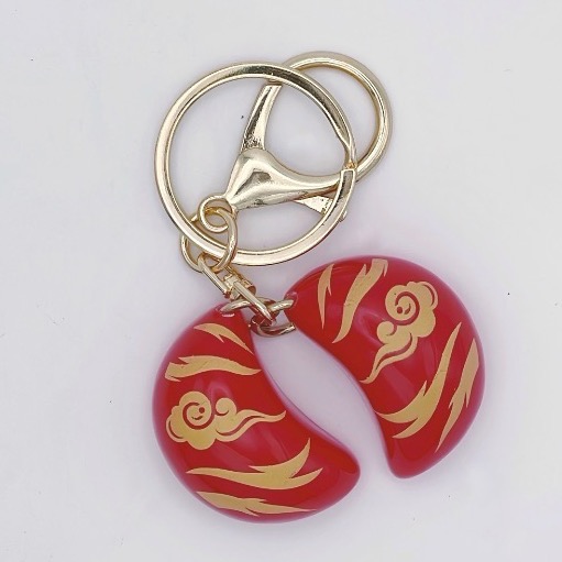 聖杯鑰匙圈｜好逑晶礦虎爺杯杯-細節圖2