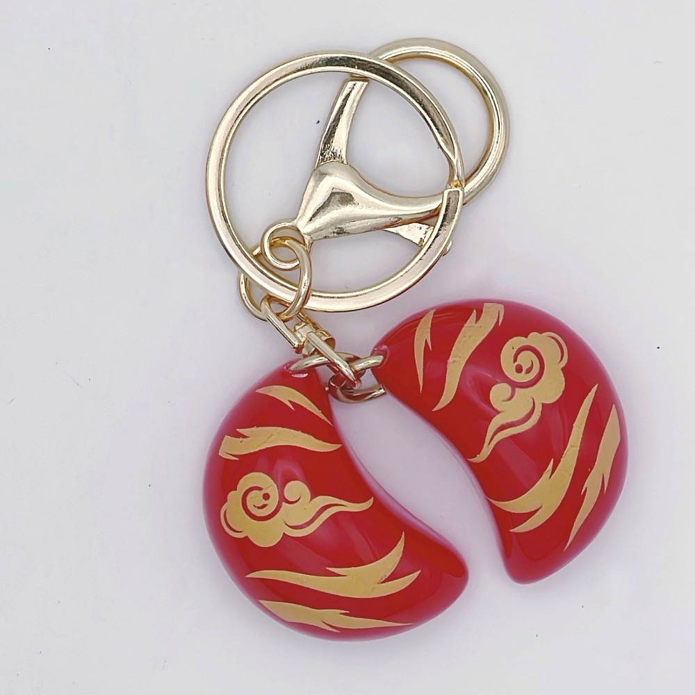 紅色鑰匙圈