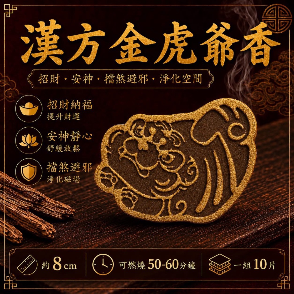 虎爺招財香、虎爺香｜好逑獨家、台灣製造-細節圖9