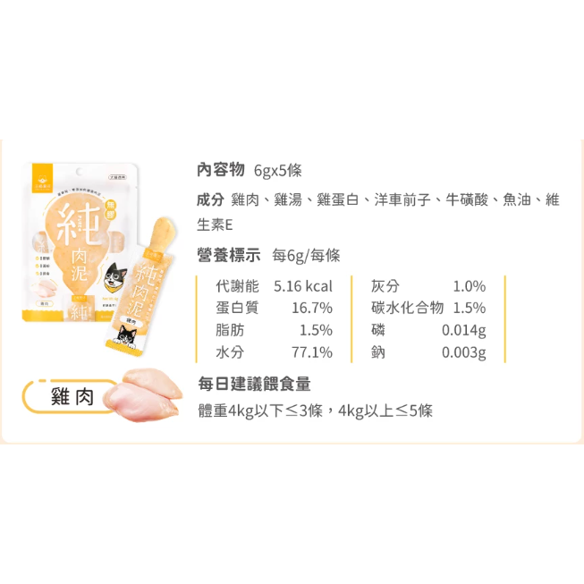 箱購優惠｜汪喵星球｜無膠純肉泥｜新口味上市 汪喵純肉泥 貓肉泥 汪喵肉泥-規格圖7