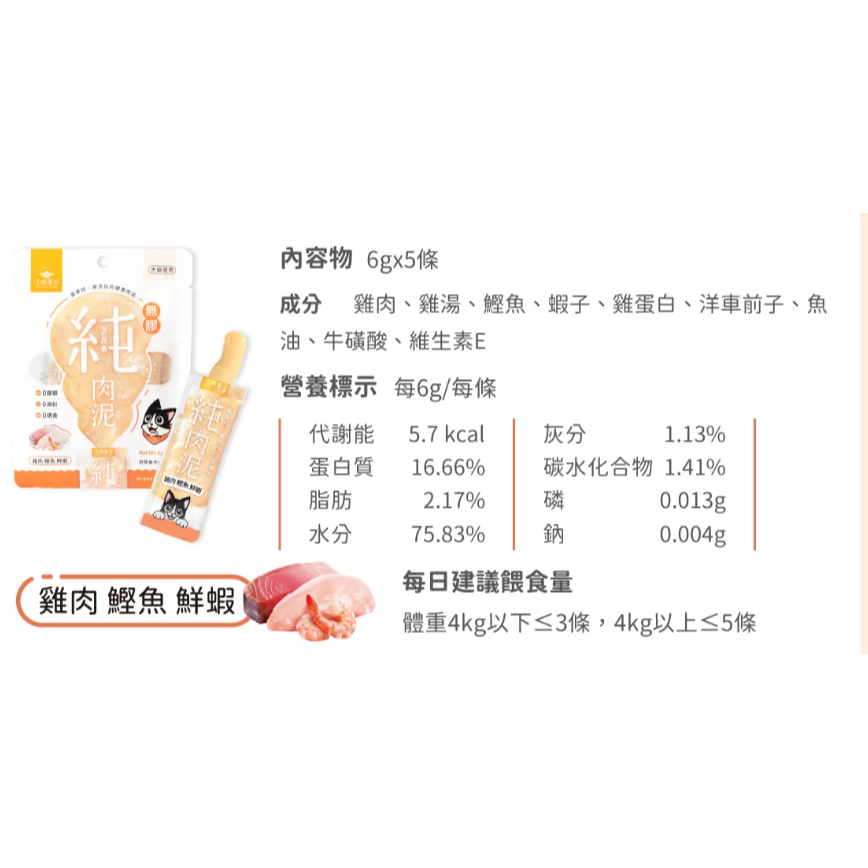 箱購優惠｜汪喵星球｜無膠純肉泥｜新口味上市 汪喵純肉泥 貓肉泥 汪喵肉泥-規格圖7
