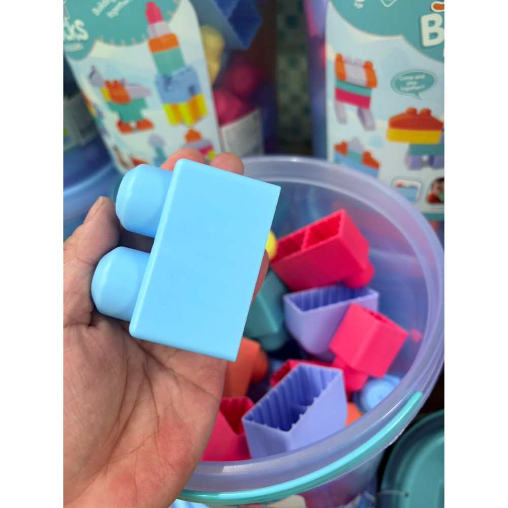 SOFT BIOCKS 軟積木 36pcs、 42pcs 安全無毒軟膠積木-細節圖4