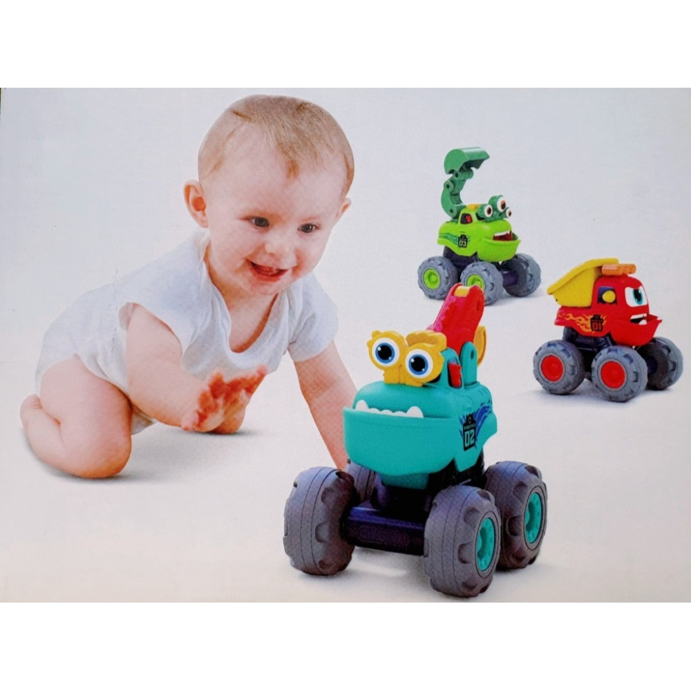 【匯樂】怪獸 工程車三入組-細節圖3
