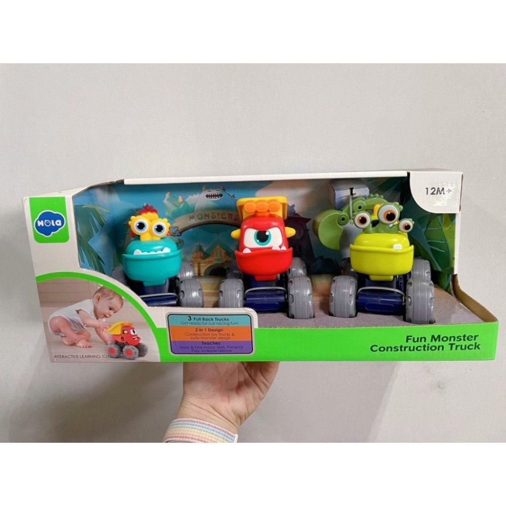 【匯樂】怪獸 工程車三入組-細節圖4