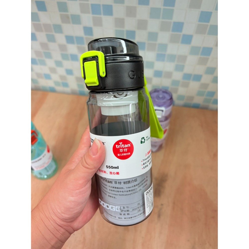 道奇DODGE 彈蓋運動杯 550ml 兒童水壺 運動水壺 國小生必備單品-規格圖7