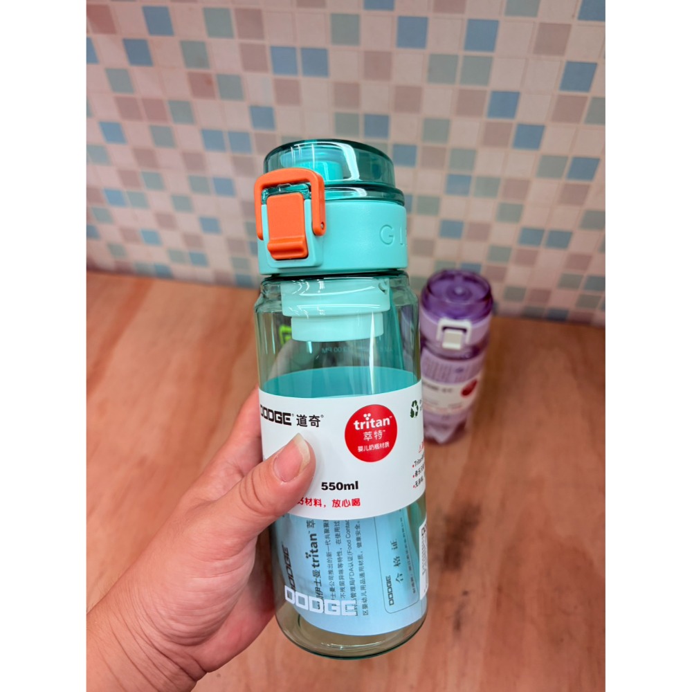 道奇DODGE 彈蓋運動杯 550ml 兒童水壺 運動水壺 國小生必備單品-規格圖7