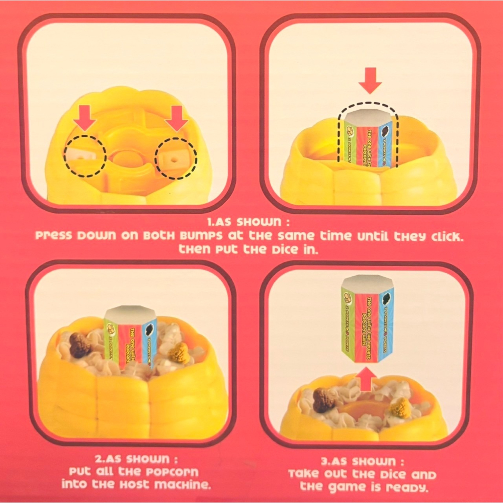 爆米花桌遊 跳跳爆米花 爆米花 玉米遊戲 桌遊 多人遊戲 親子互動 家庭聚會 兒童玩具-細節圖3