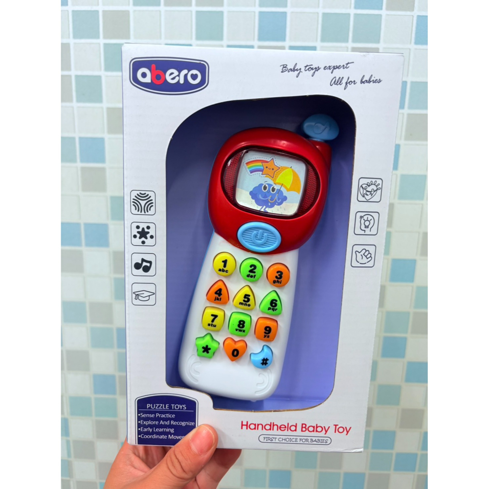 abero 阿貝魯 音樂手機 智慧手機 寶寶手機 音效玩具-細節圖2