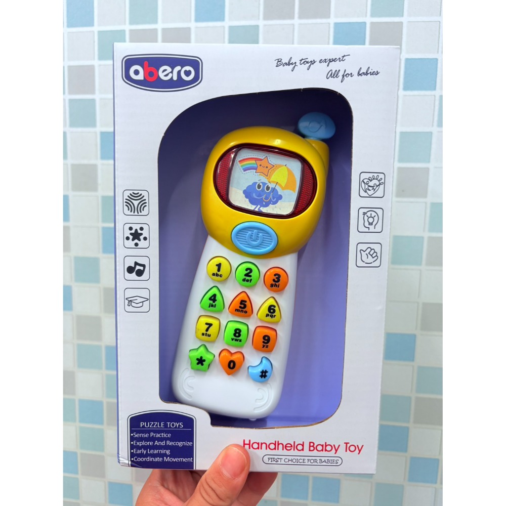 abero 阿貝魯 音樂手機 智慧手機 寶寶手機 音效玩具-規格圖5