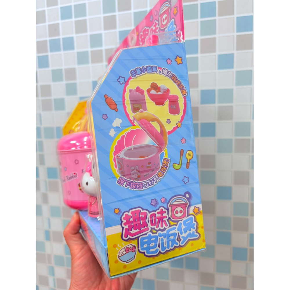 一言 - 粉紅兔 仿真電鍋 套裝 過家家廚房益智兒童玩具 扮家家酒 女童生日禮-細節圖2