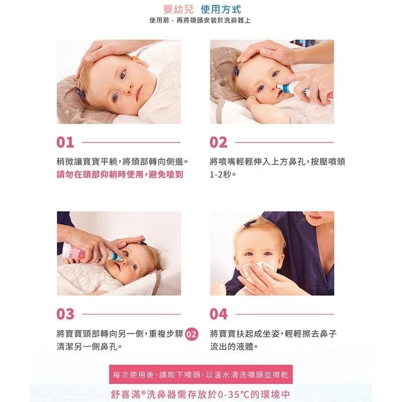 【舒喜滿】洗鼻器 溫和型(115ml)/一般型(135ml)/加強型(210mL)《康宜庭藥局》-細節圖5