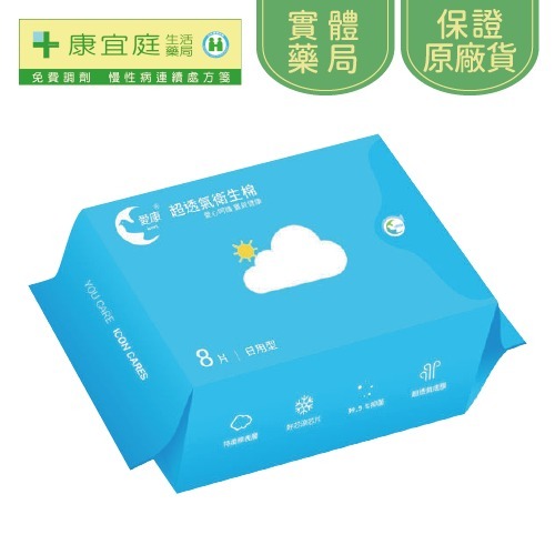 【愛康】超透氣衛生棉｜護墊、日用、夜用、加長、特長《康宜庭藥局》《保證原廠貨》-規格圖8
