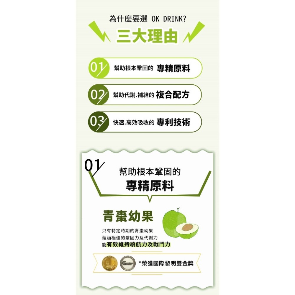 OKDrink 醒醒元氣飲50ml 8入組 OK元氣飲 熬夜必備 續航補給 幫助代謝 《康宜庭藥局》-細節圖7