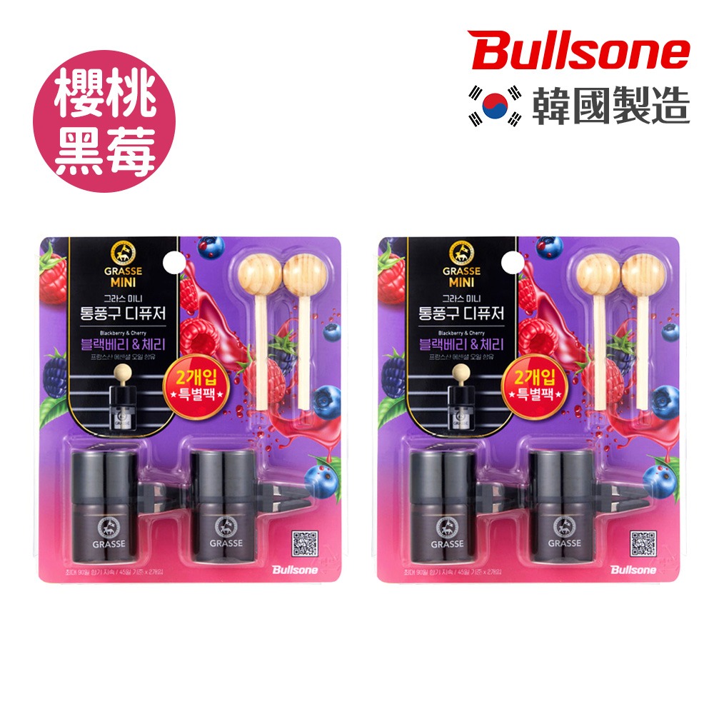 Bullsone GRASSE 格拉斯mini精緻木質擴香 2入組-規格圖1