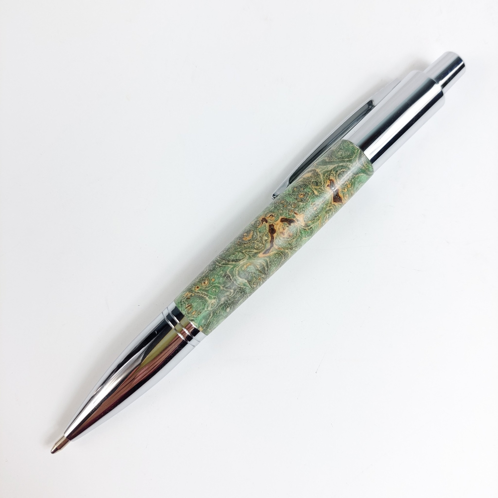 穩定木按壓原子筆 /手工原子筆/KOBE手工筆-細節圖3