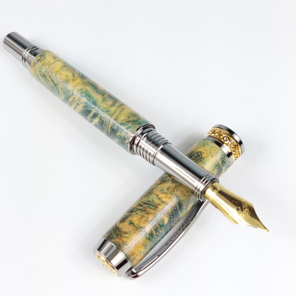 穩定木鋼筆/手工鋼筆/KOBE手工筆-細節圖3