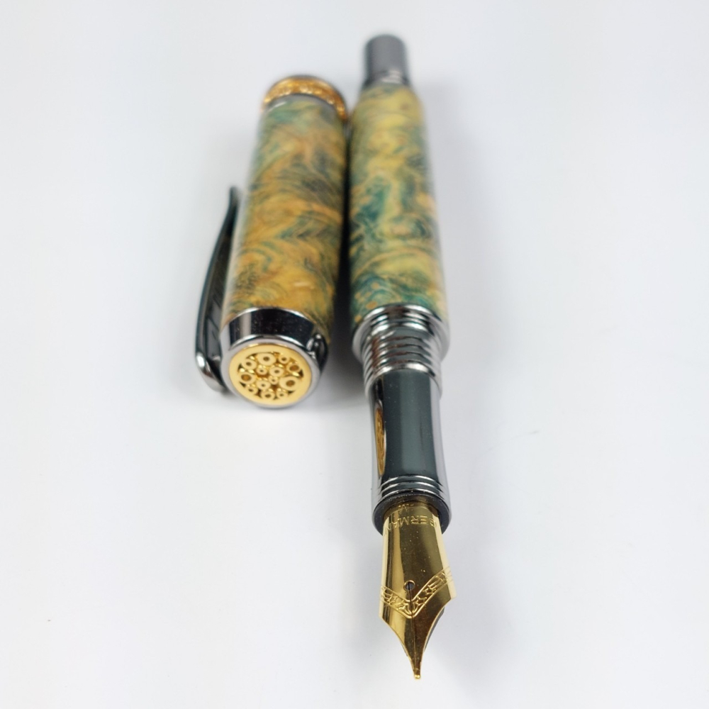 穩定木鋼筆/手工鋼筆/KOBE手工筆-細節圖6