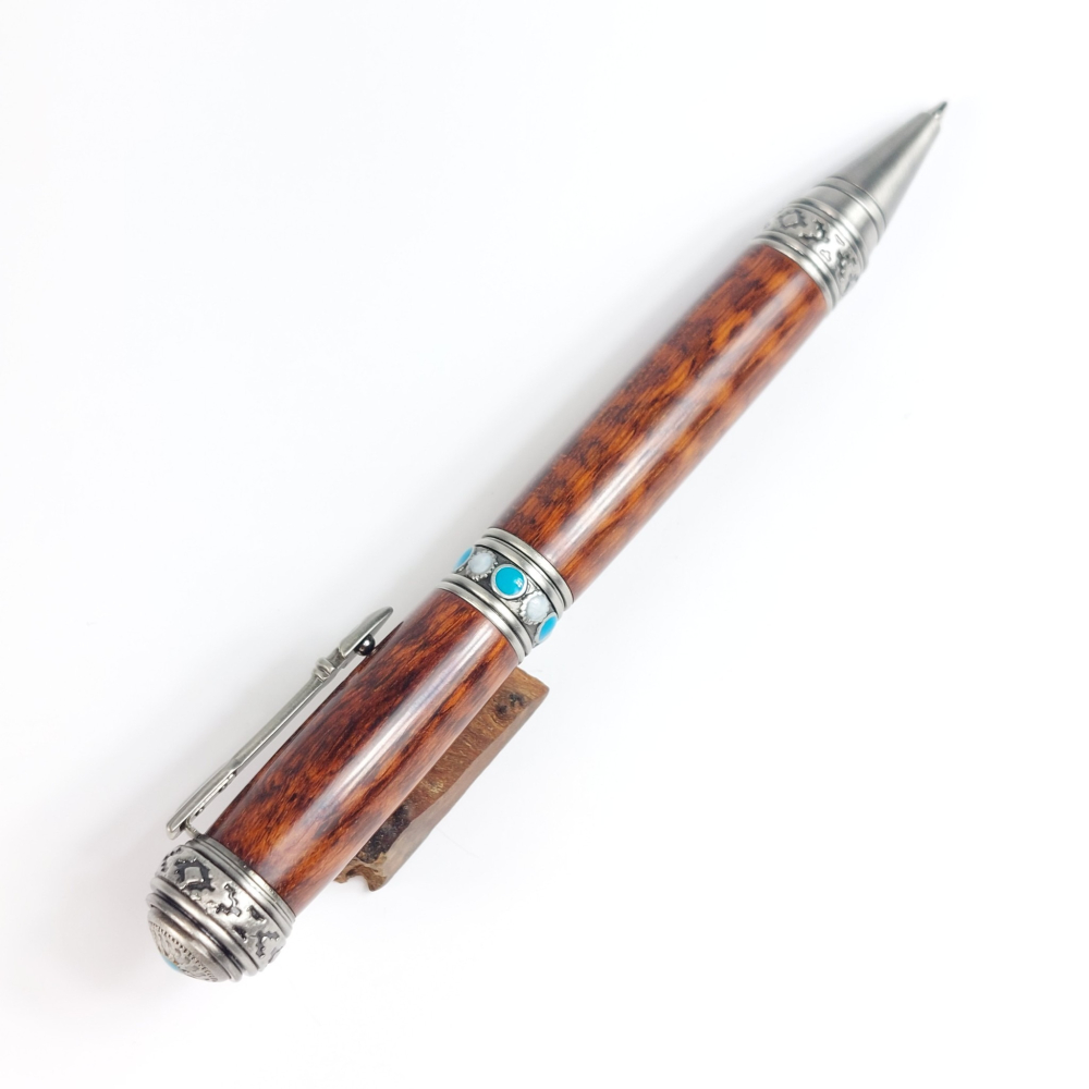 蛇紋木旋轉原子筆/手工原子筆/KOBE手工筆-細節圖4