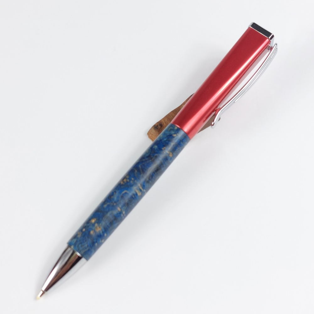 穩定木旋轉原子筆/手工原子筆/KOBE手工筆-細節圖2