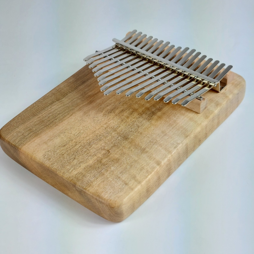 北美硬楓木(閃花)拇指琴/17音拇指琴/KALIMBA-細節圖3