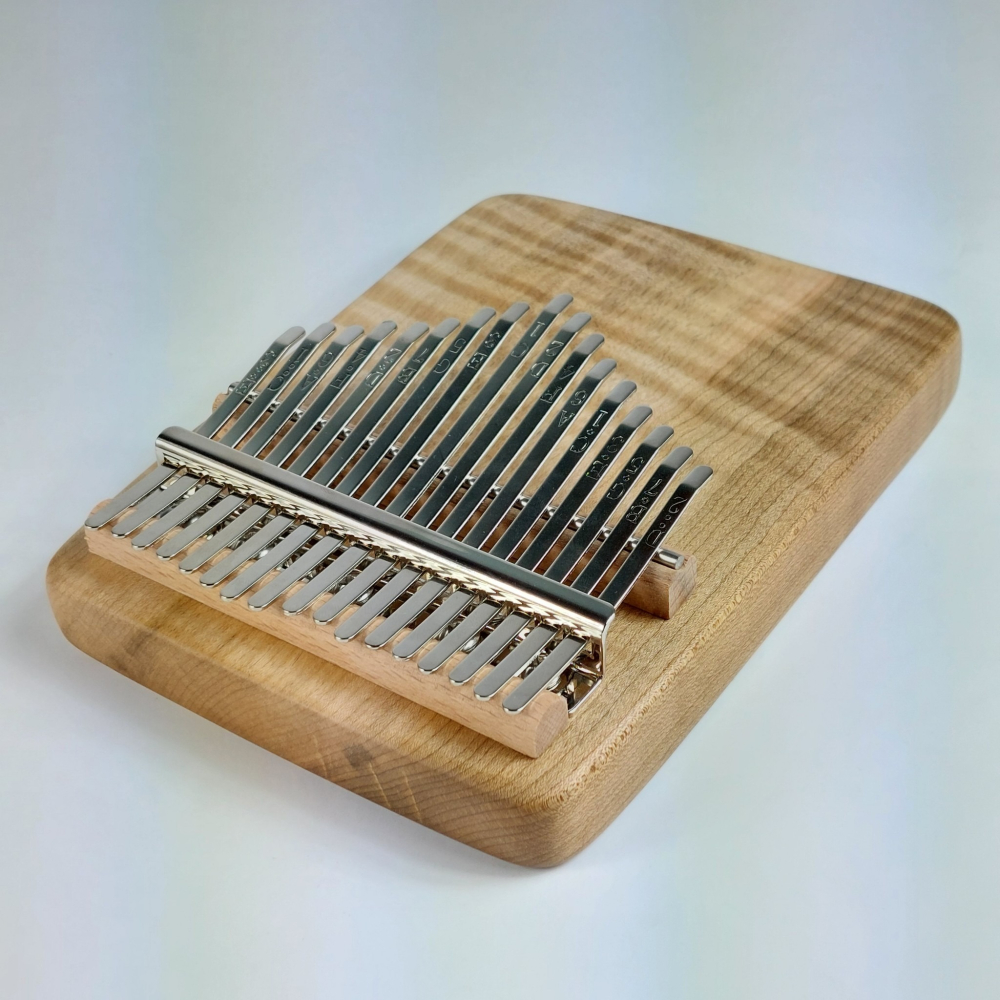 北美硬楓木(閃花)拇指琴/17音拇指琴/KALIMBA-細節圖4