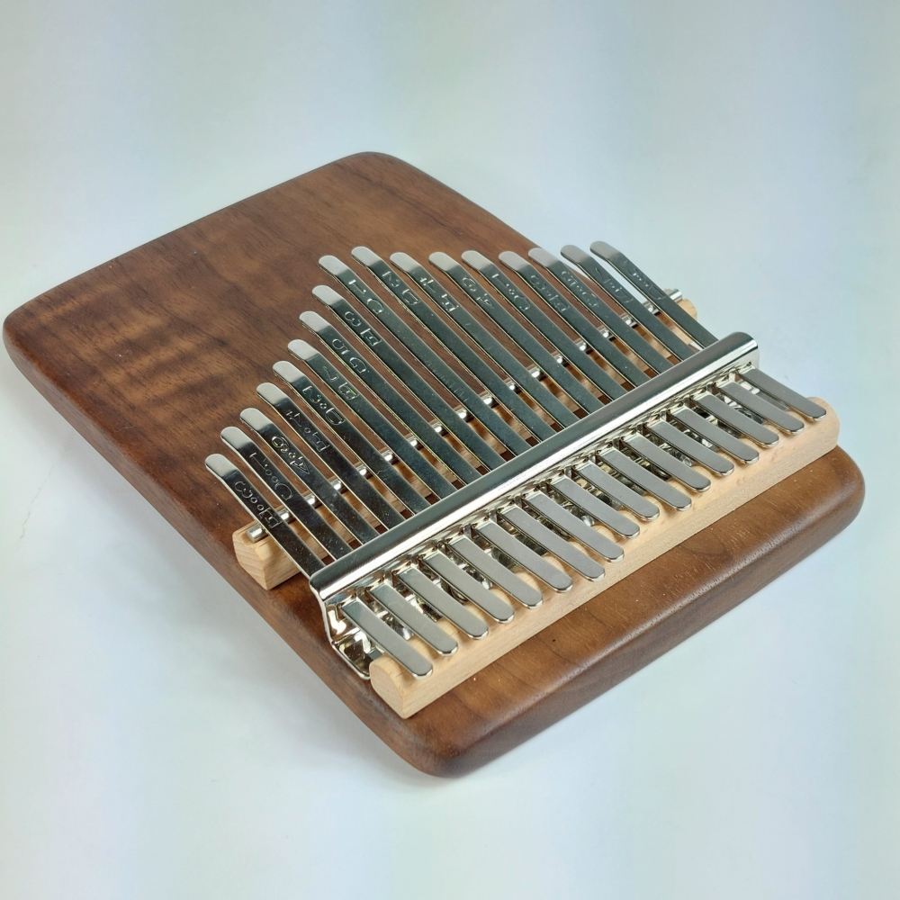 胡桃木(閃花)拇指琴/17音拇指琴/KALIMBA-細節圖5