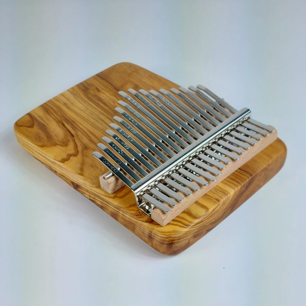 橄欖木拇指琴/17音拇指琴/KALIMBA-細節圖5