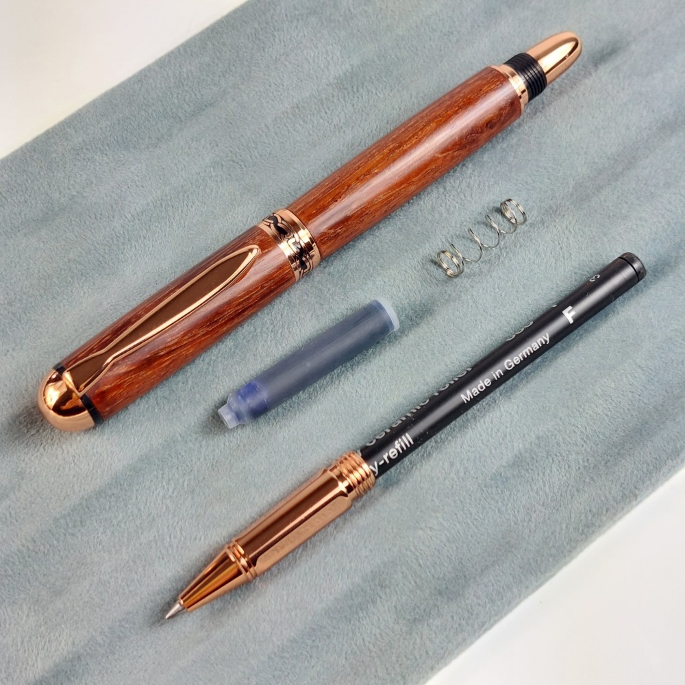 鐵木豆雙頭組筆(鋼筆及鋼珠筆雙頭組)-細節圖2