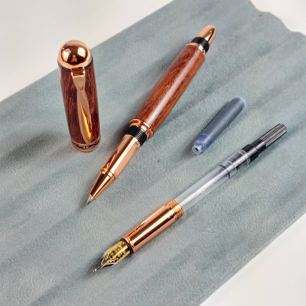 鐵木豆雙頭組筆(鋼筆及鋼珠筆雙頭組)-細節圖3