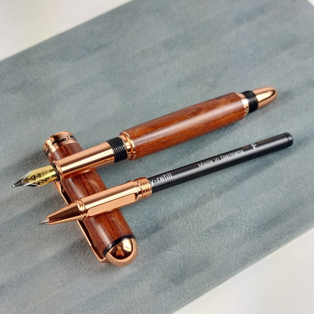 鐵木豆雙頭組筆(鋼筆及鋼珠筆雙頭組)-細節圖4